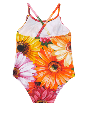 Daisy Print Swimsuit